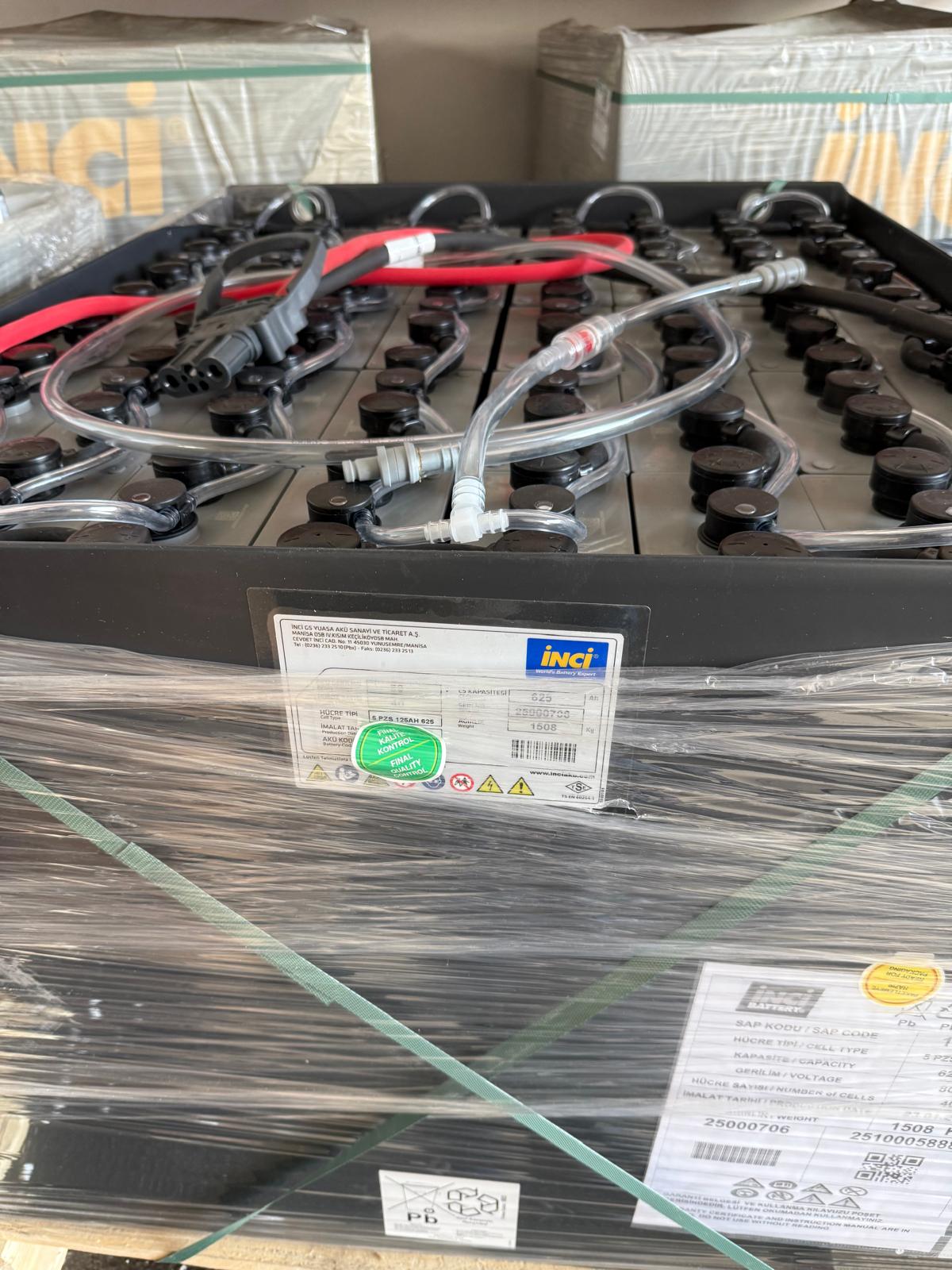 80V 625AH 5PZS625 Batterie inkl. Aquamatik und REMA-Stecker