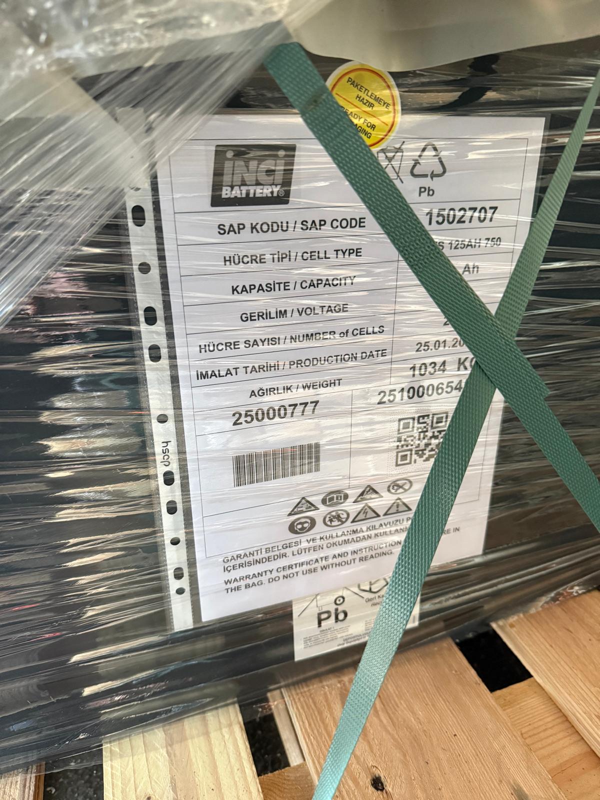 48V 750AH 6PZS750 Batterie inkl. Aquamatik und REMA-Stecker